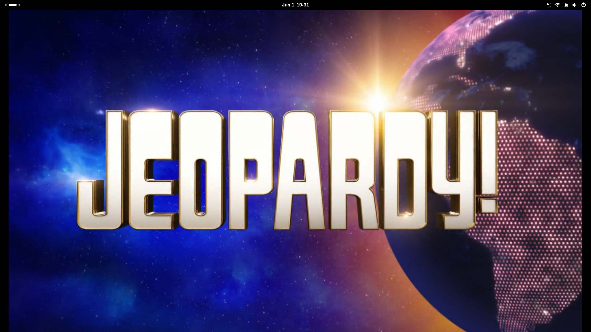 a screenshot of my desktop playing back a recording of Jeopardy